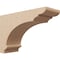 Ekena Millwork 7"W x 21"D x 14"H Classic Hughes Rough Cedar Woodgrain TimberThane Corbel, Primed Tan CORUR07X21X14HUGRCPR - alternate 1